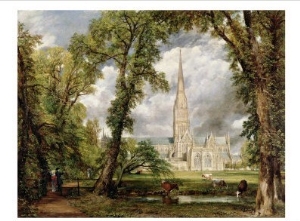 View of Salisbury Cathedral from the Bishop