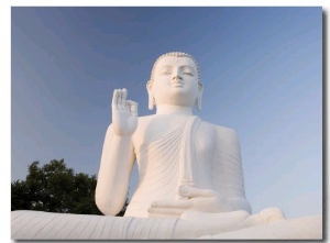 Great Seated Figure of the Buddha, Mihintale, Sri Lanka, Asia