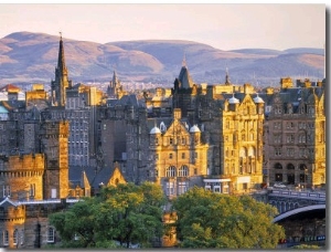 Skyline of Edinburgh, Scotland