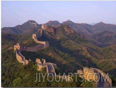 The Great Wall, Near Jing Hang Ling, Unesco World Heritage Site, Beijing, China