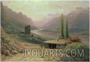 Caucasian Canyon, 1893