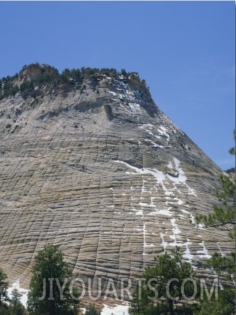 Checkerboard Mesa in the Zion National Park in Utah, United States of America, North America1