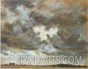Cloud Study. R. A, 19th Century