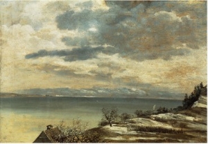 Dark Winter Day on Lake Constance