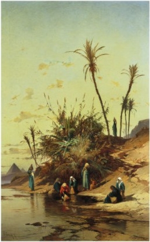 Landscape with Figures on the Nile