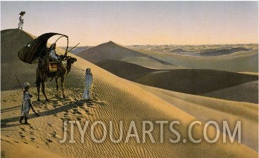 Sahara desert, Egypt, Late 19th   Early 20th century