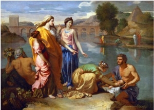 Moses Saved from the Floods of the Nile by the Pharaoh