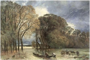 The Flood at Saint Cloud, 1855