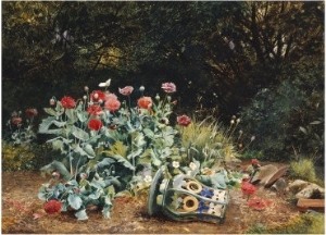 Summer Flowers in a Quiet Corner of a Garden, 1882