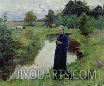 Young Girl in the Fields