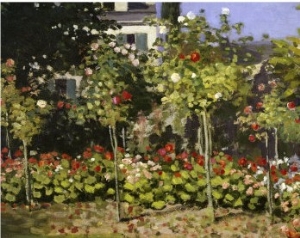 Garden in Bloom, c.1866