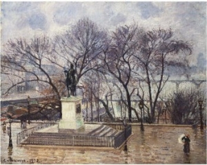 The Central Island on the Pont Neuf, Henry IV Square, 1902
