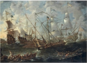 A Mediterranean Naval Battle