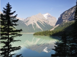Kinney Lake and Whitehorn Mountain, Mount Robson Provincial Park, British Columbia, Canada