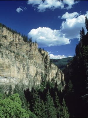 Mountain Cliff from Glenwood Canyon, CO