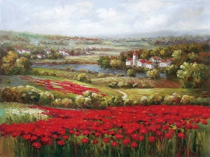 Landscape Oil Painting 100% Handmade Museum Quality0001