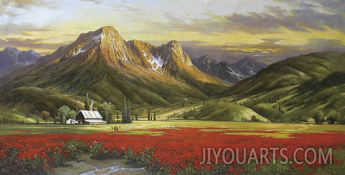 Landscape Oil Painting 100% Handmade Museum Quality0009