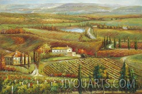 Landscape Oil Painting 100% Handmade Museum Quality0019