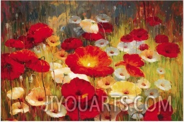 Meadow Poppies I