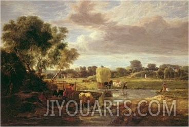 Trowse Meadows, Near Norwich, 1828