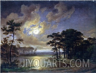 Holstein Sea   Moonlight, 1847