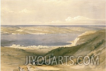 Sea of Galilee or Genezareth, Looking Towards Bashan, April 21st 1839, Pub. 1842