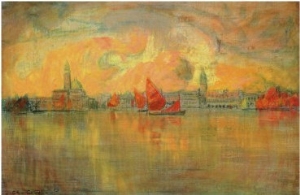 View of Venice from the Sea, 1896