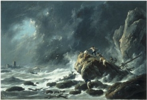 A Storm on a Rocky Coast, 1788