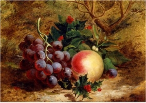Christmas Fruit and Flowers