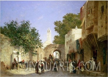 An Arab Street Scene, 1872