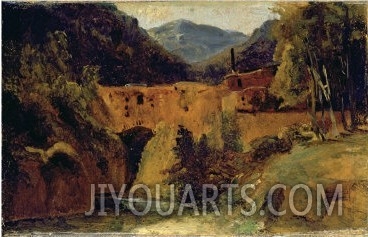 Mill in the Valley Near Amalfi, 1829