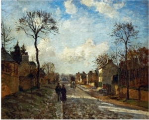 Street in Louveciennes, 1872