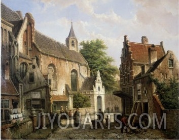 Street Scene in Delft