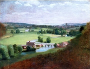 The Valley of the Stour with Dedham in the Distance, 1836 37