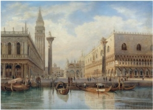 La Piazza San Marco, Venice, 1864