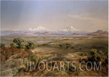 View of Mexico valley, 1901