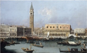 Venice, the Molo from the Bacino di SanMarco