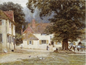 A Cart by a Village Inn, 1878