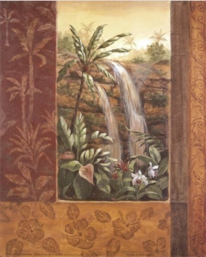Tropical Waterfall I