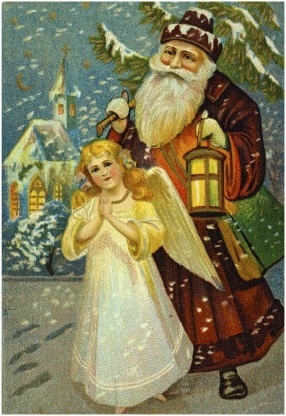 Santa with Angel