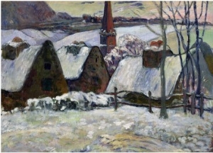 Breton Village under Snow, 1894