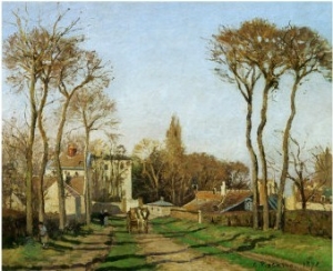 Entry into the Village of Voisins (Yvelines), 1872