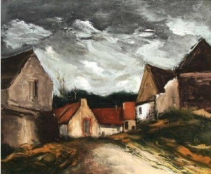Village de la Sarthe, 1953