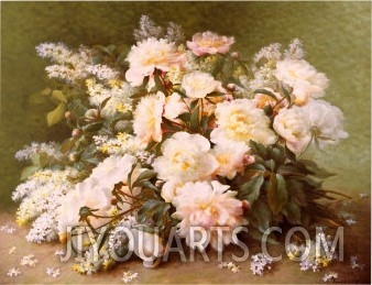 Peonies and Lilacs