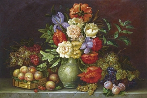 classical flower oil painting 0000