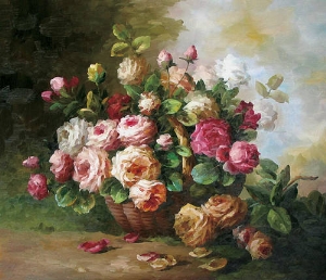 classical flower oil painting 0003