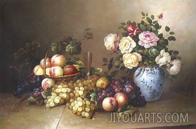 classical flower oil painting 0005