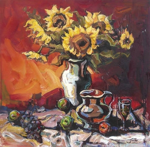 classical flower oil painting 0007