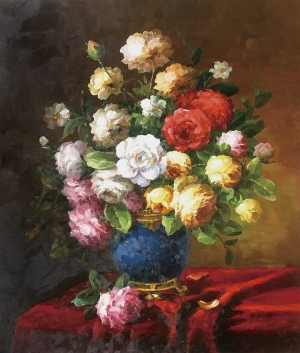 classical flower oil painting 0014