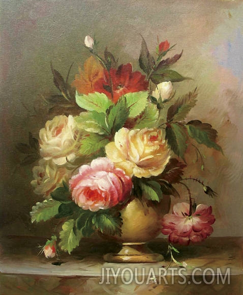 classical flower oil painting 0015
